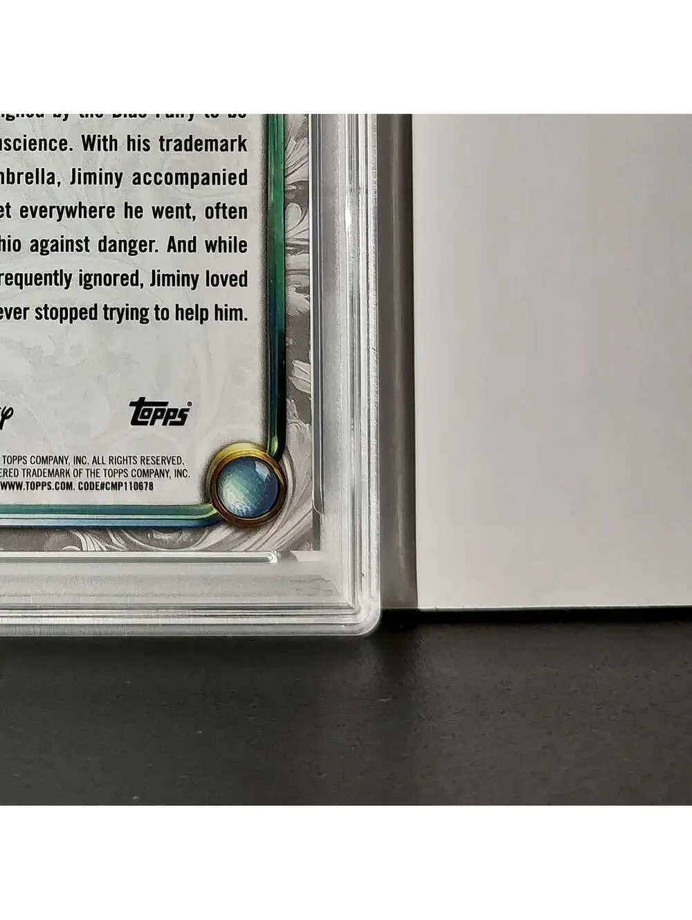 Jiminy Cricket 2025 Topps Disney Wonder #10 Winter Variant Card Pinocchio PSA 9